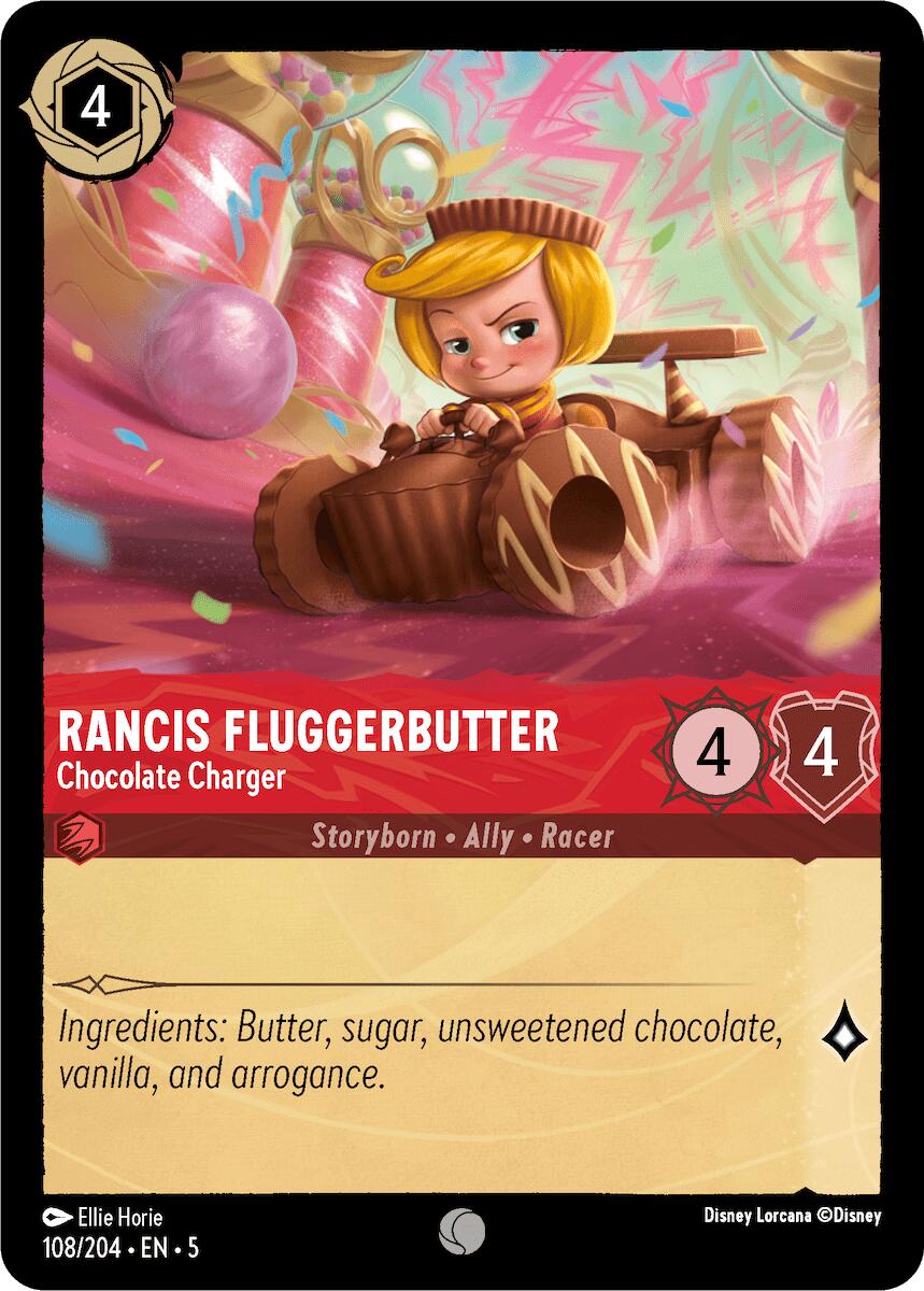 Rancis Fluggerbutter - Chocolate Charger (108/204) [Shimmering Skies] | Yard's Games Ltd