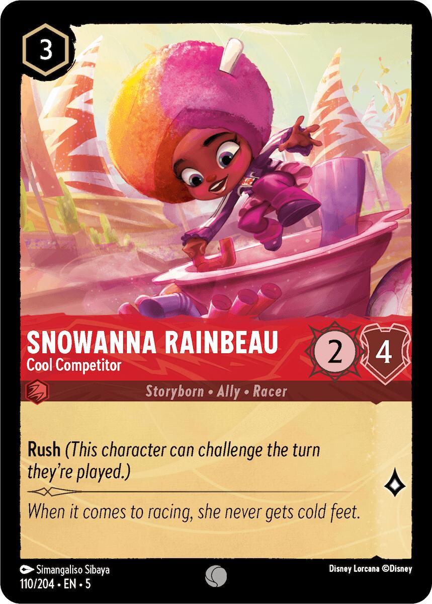 Snowanna Rainbeau - Cool Competitor (110/204) [Shimmering Skies] | Yard's Games Ltd