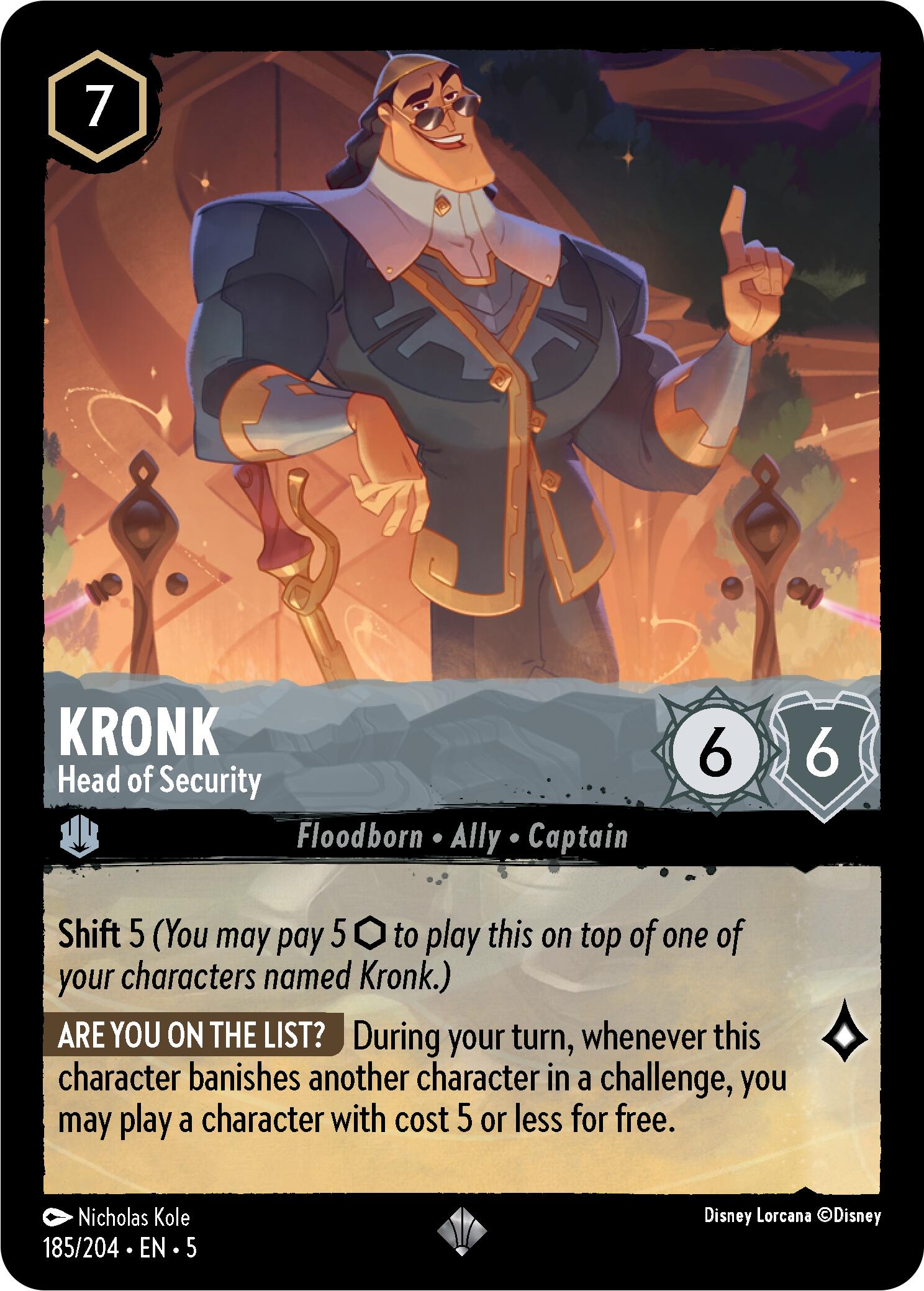 Kronk - Head of Security (185/204) [Shimmering Skies] | Yard's Games Ltd