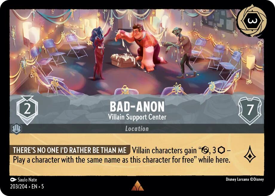 Bad-Anon - Villain Support Center (203/204) [Shimmering Skies] | Yard's Games Ltd