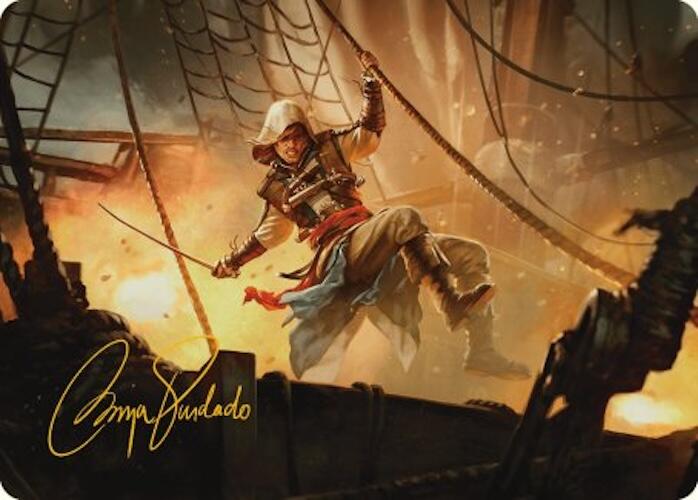 Edward Kenway Art Card (Gold-Stamped Signature) [Assassin's Creed Art Series] | Yard's Games Ltd