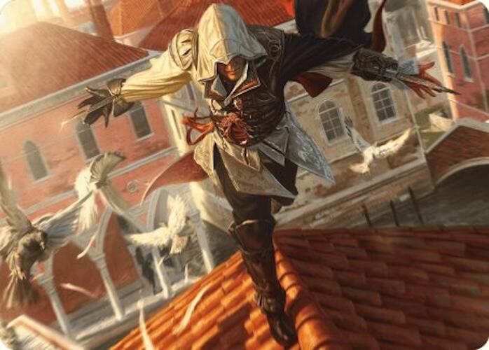 Ezio, Blade of Vengeance Art Card [Assassin's Creed Art Series] | Yard's Games Ltd