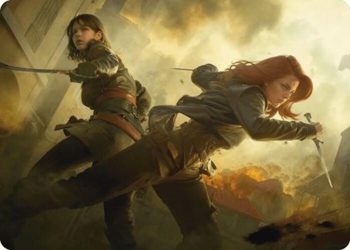 Mary Read and Anne Bonny Art Card [Assassin's Creed Art Series] | Yard's Games Ltd