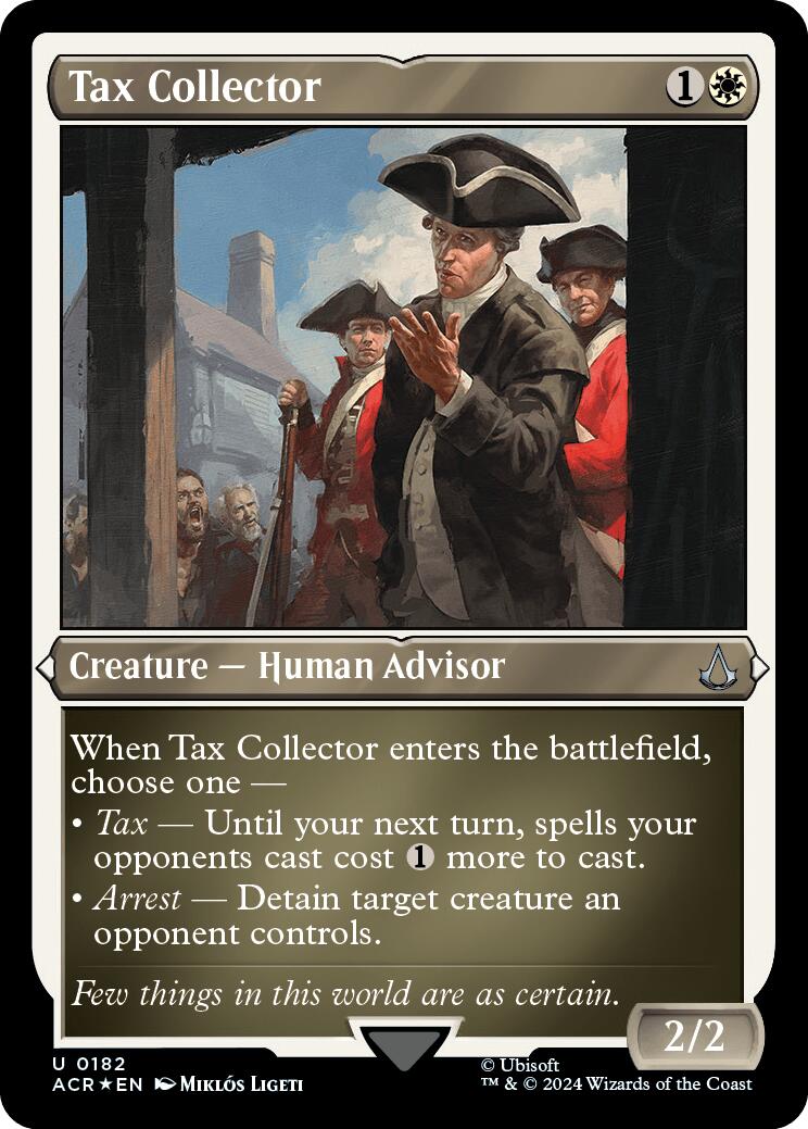 Tax Collector (Foil Etched) [Assassin's Creed] | Yard's Games Ltd