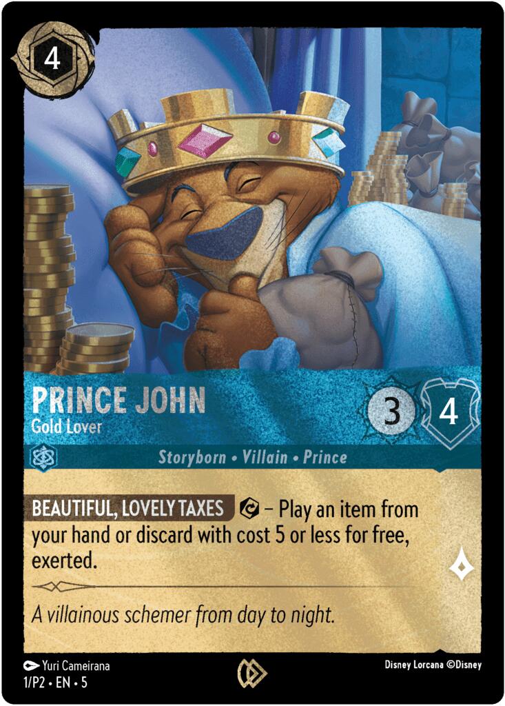 Prince John - Gold Lover (1) [Promo Cards] | Yard's Games Ltd