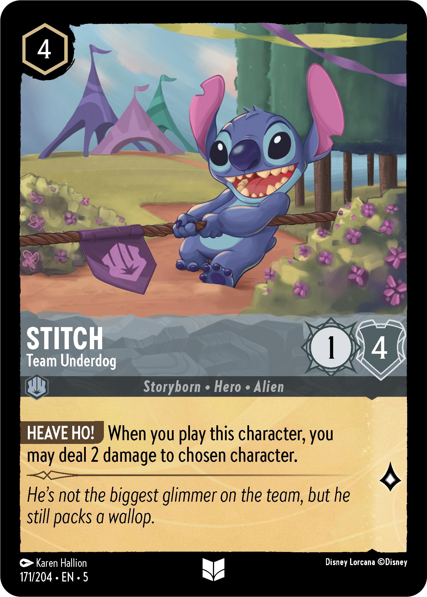 Stitch - Team Underdog (171/204) [Shimmering Skies] | Yard's Games Ltd