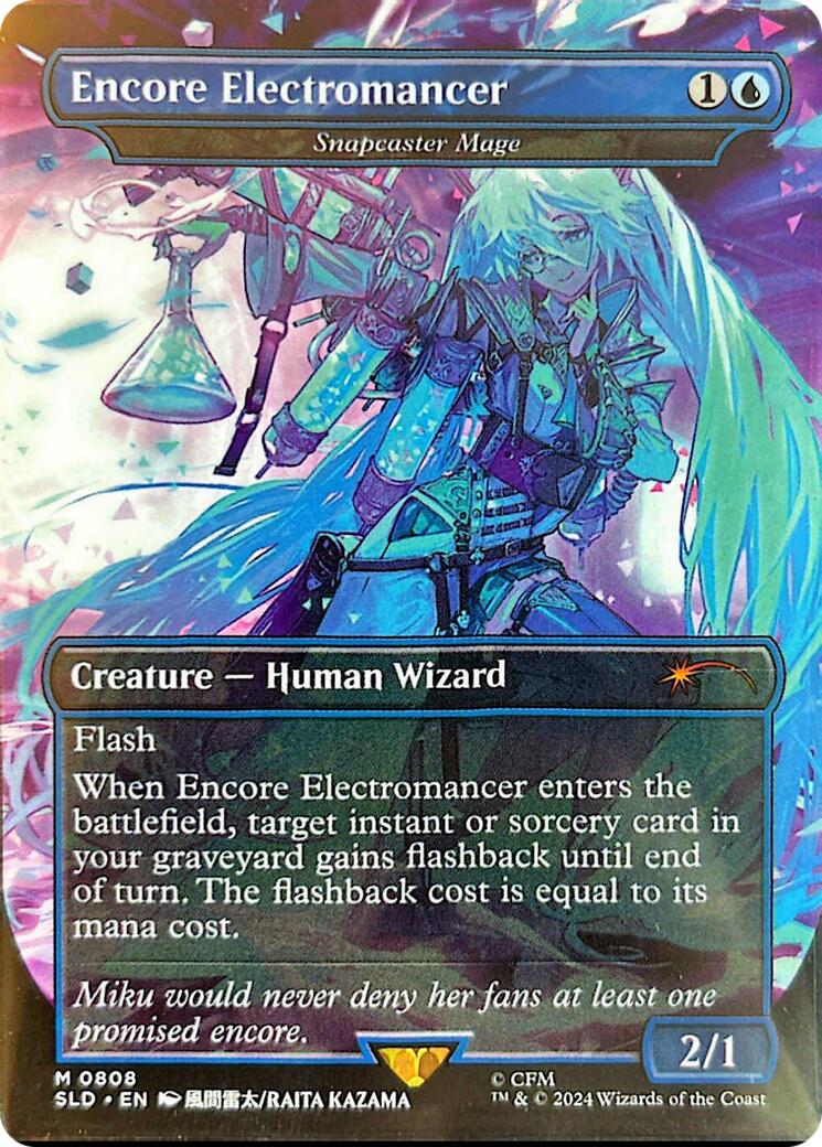 Encore Electromancer - Snapcaster Mage (Rainbow Foil) [Secret Lair Drop Series] | Yard's Games Ltd