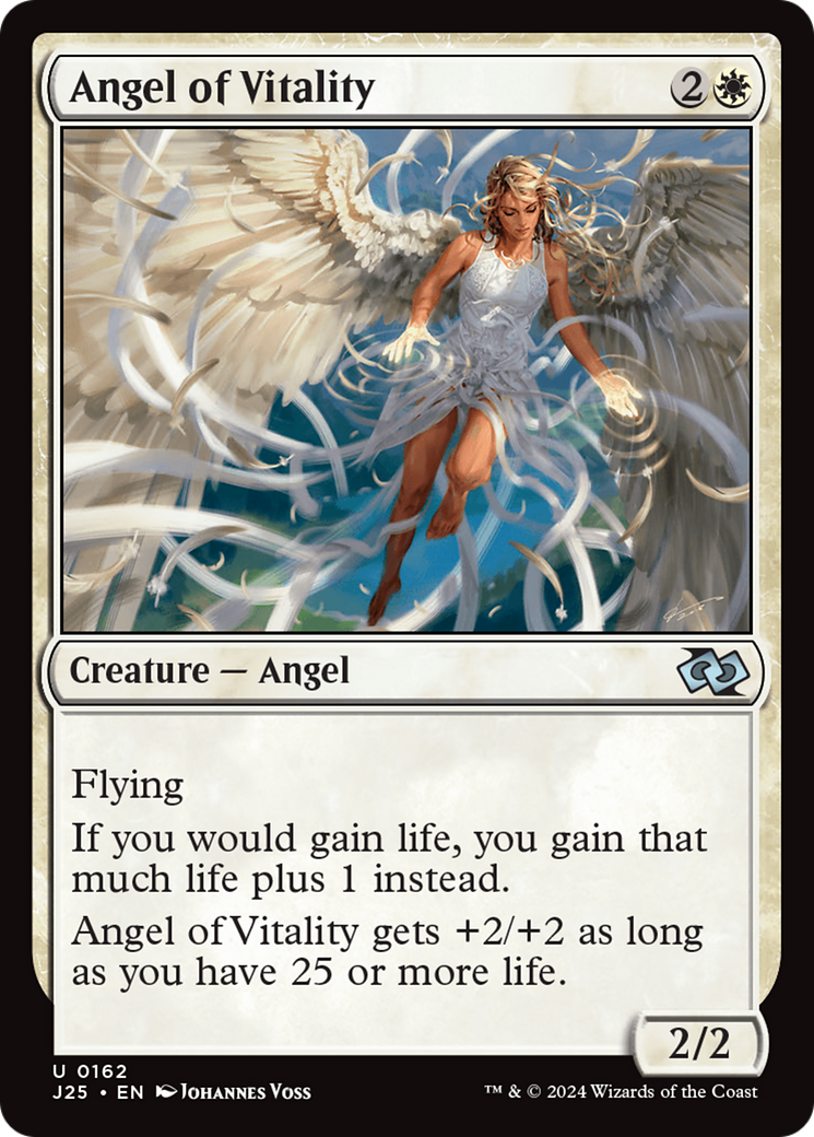 Angel of Vitality [Foundations Jumpstart] | Yard's Games Ltd