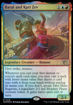 Baral and Kari Zev [March of the Machine Prerelease Promos] | Yard's Games Ltd