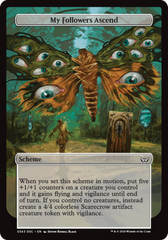 My Followers Ascend (Full Art) [Duskmourn: Archenemy] | Yard's Games Ltd