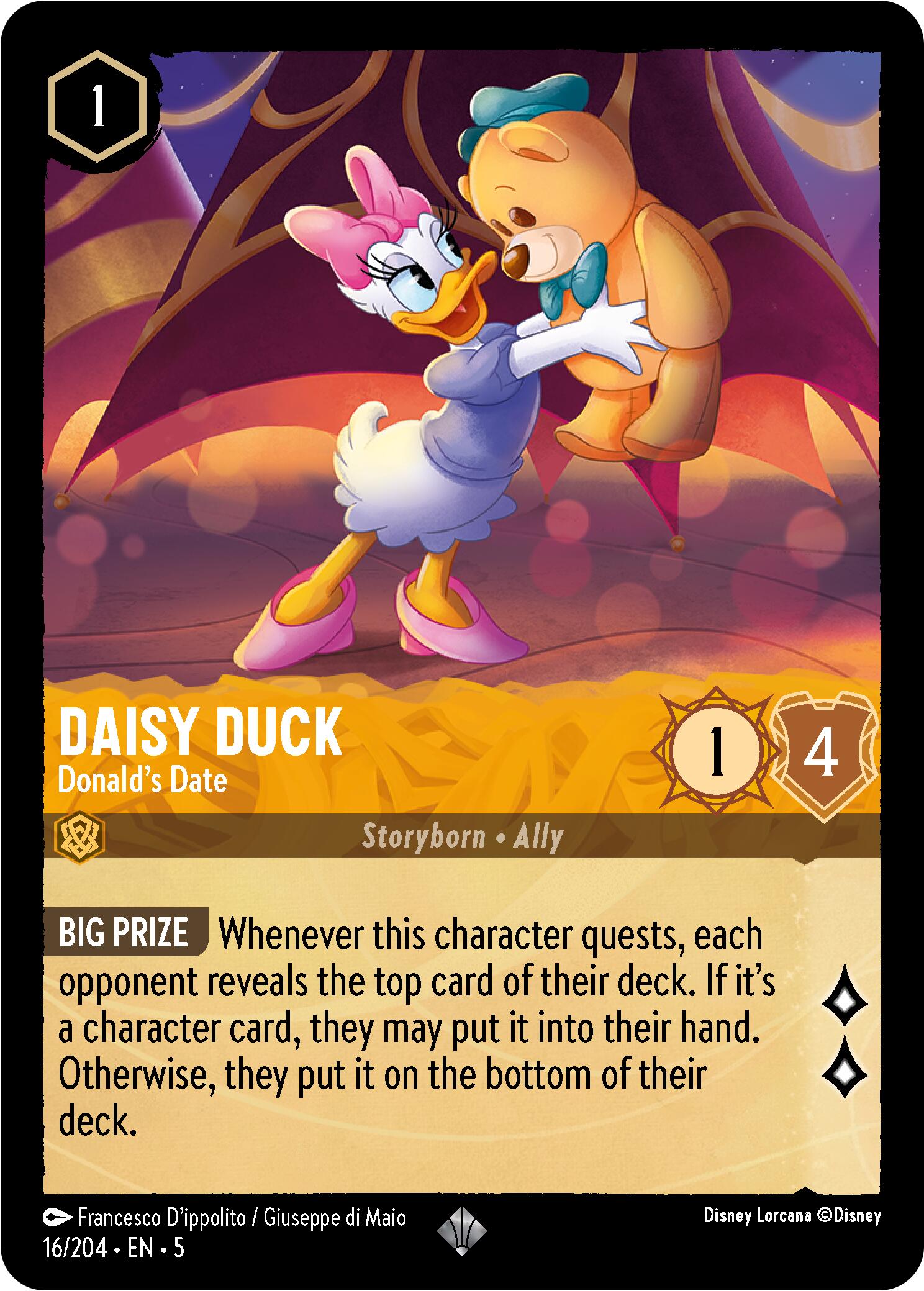 Daisy Duck - Donald's Date (16/204) [Shimmering Skies] | Yard's Games Ltd