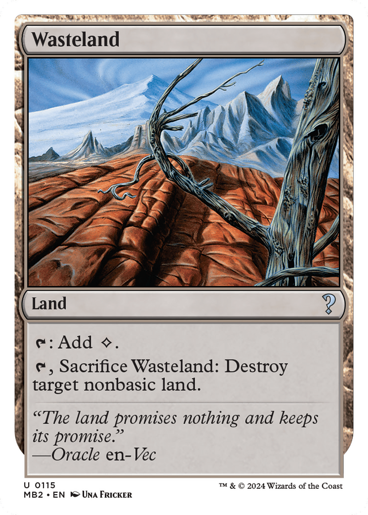 Wasteland [Mystery Booster 2] | Yard's Games Ltd