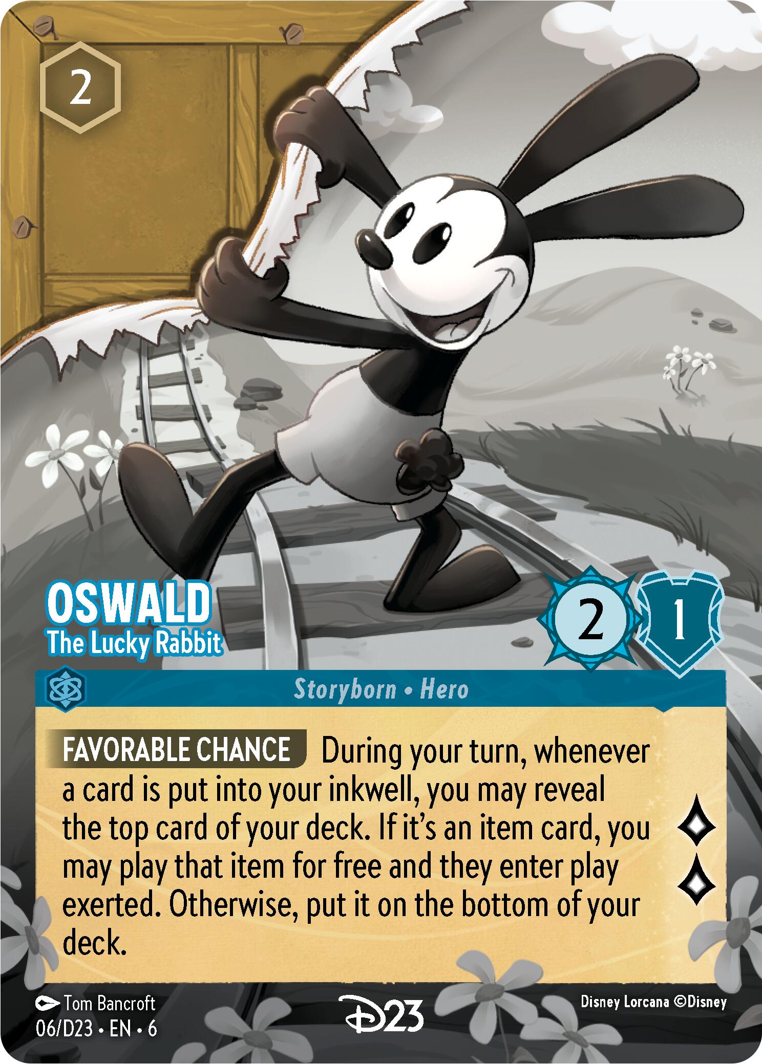 Oswald - The Lucky Rabbit (6) [D23 Promos] | Yard's Games Ltd