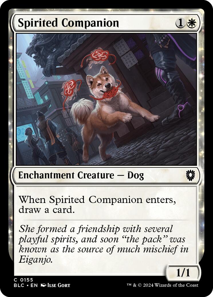 Spirited Companion [Bloomburrow Commander] | Yard's Games Ltd