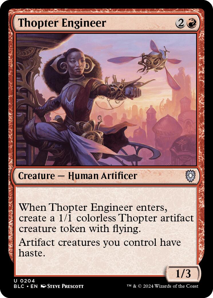 Thopter Engineer [Bloomburrow Commander] | Yard's Games Ltd