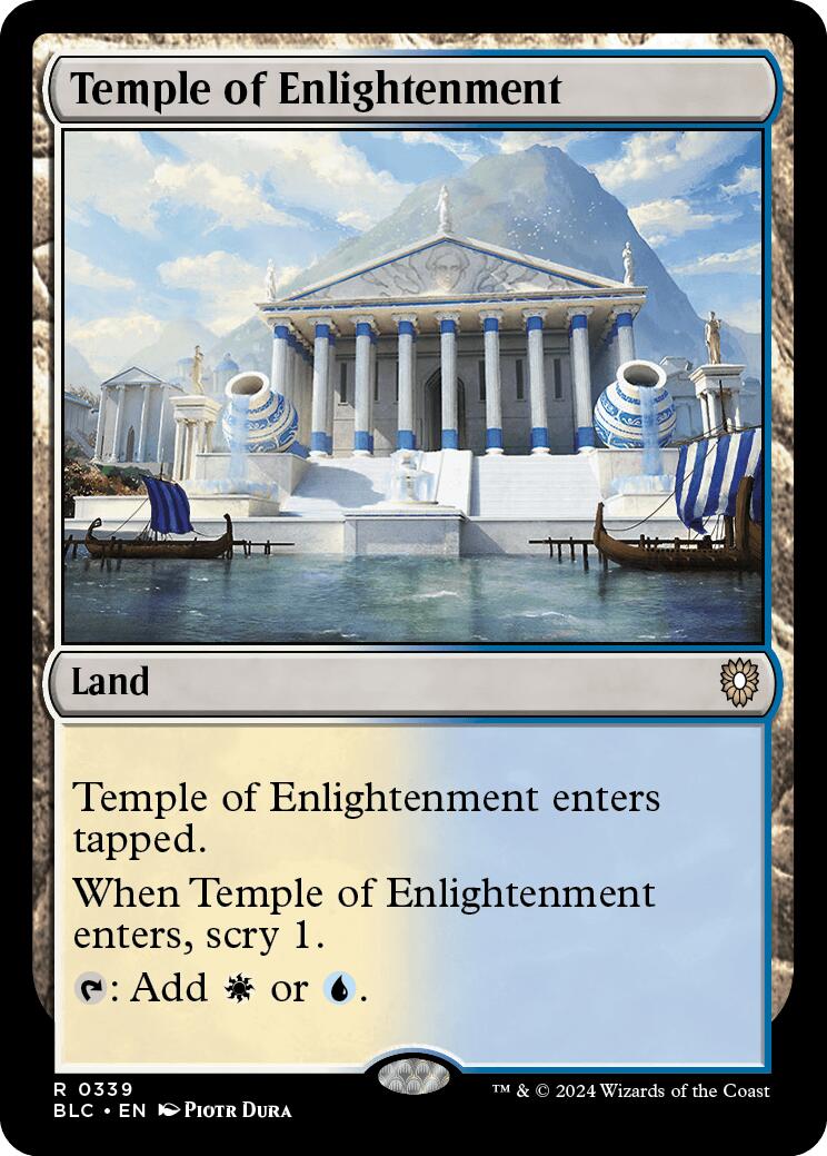 Temple of Enlightenment [Bloomburrow Commander] | Yard's Games Ltd