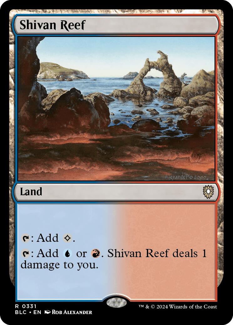 Shivan Reef [Bloomburrow Commander] | Yard's Games Ltd