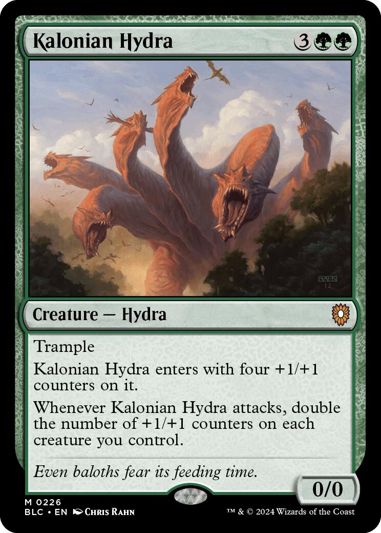 Kalonian Hydra [Bloomburrow Commander] | Yard's Games Ltd