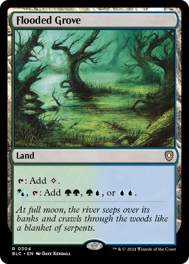 Flooded Grove [Bloomburrow Commander] | Yard's Games Ltd