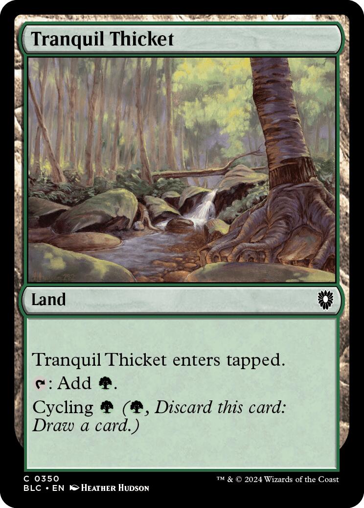 Tranquil Thicket [Bloomburrow Commander] | Yard's Games Ltd