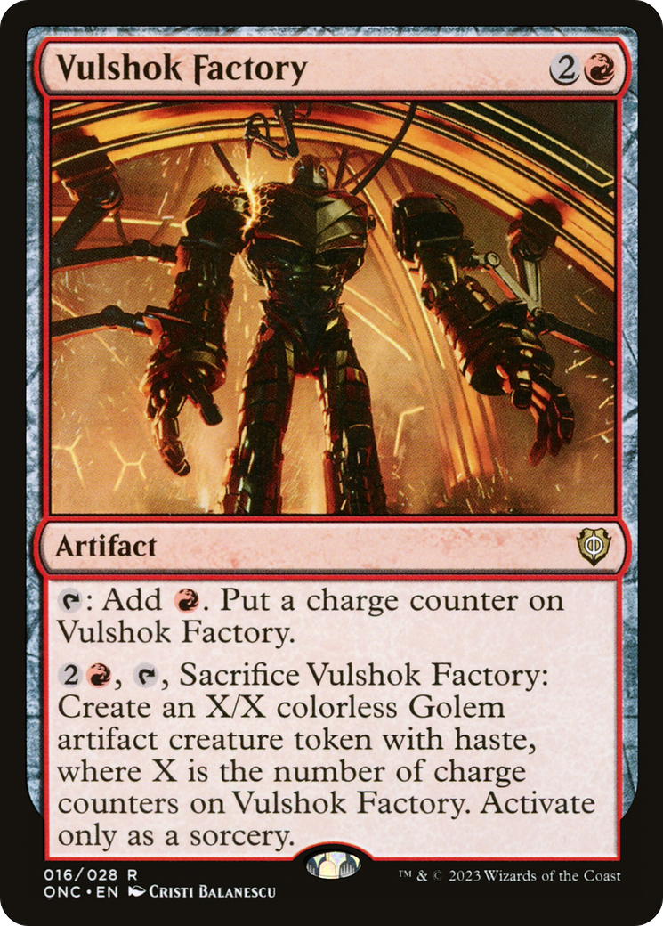 Vulshok Factory [Phyrexia: All Will Be One Commander] | Yard's Games Ltd