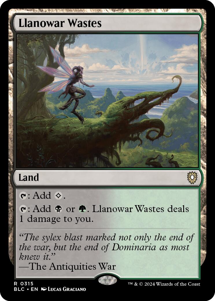 Llanowar Wastes [Bloomburrow Commander] | Yard's Games Ltd