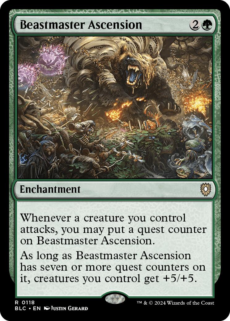 Beastmaster Ascension [Bloomburrow Commander] | Yard's Games Ltd