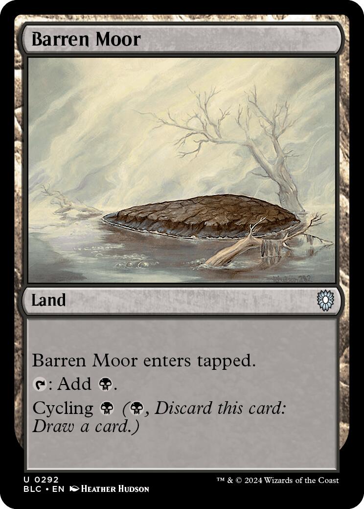 Barren Moor [Bloomburrow Commander] | Yard's Games Ltd