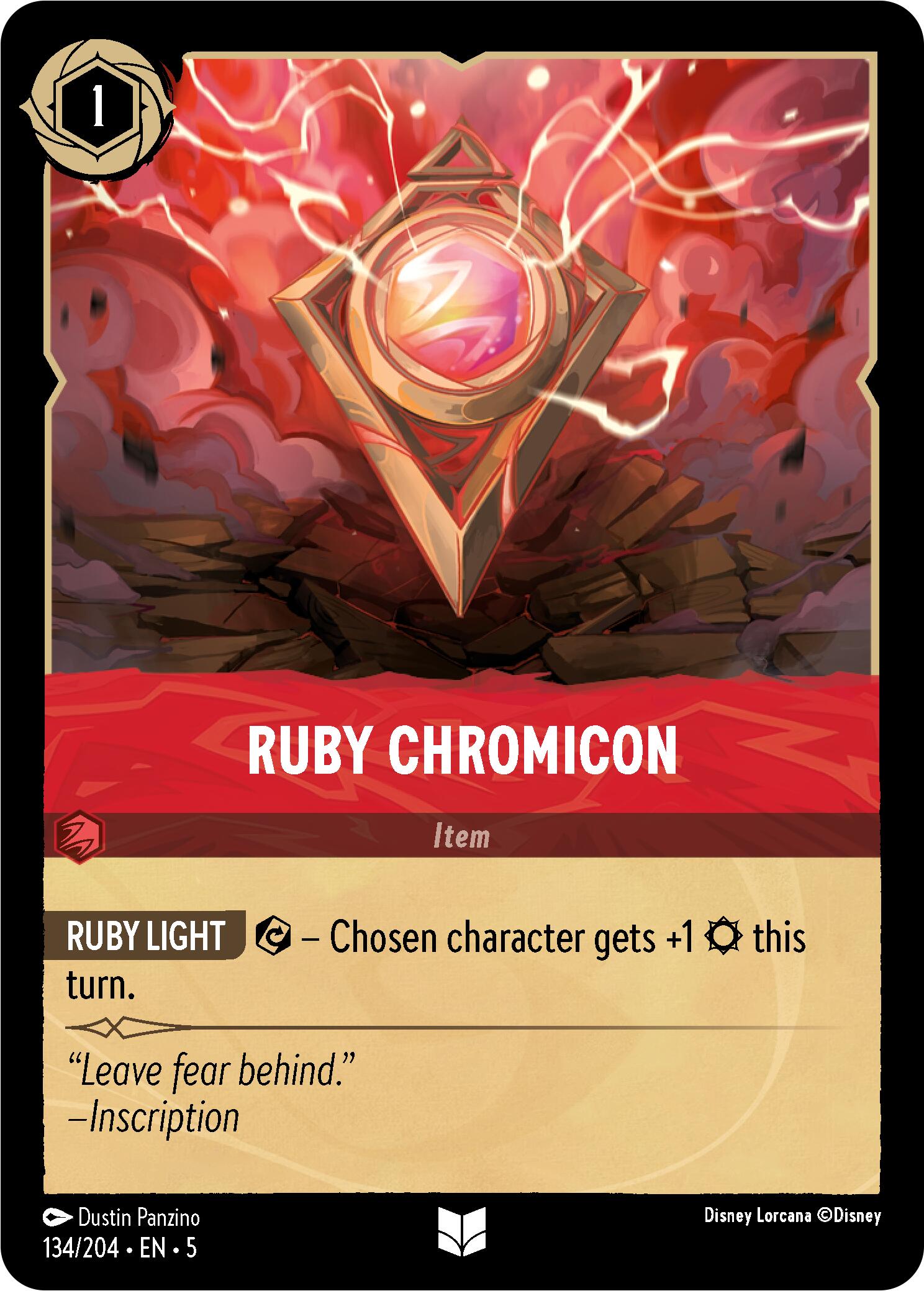 Ruby Chromicon (134/204) [Shimmering Skies] | Yard's Games Ltd