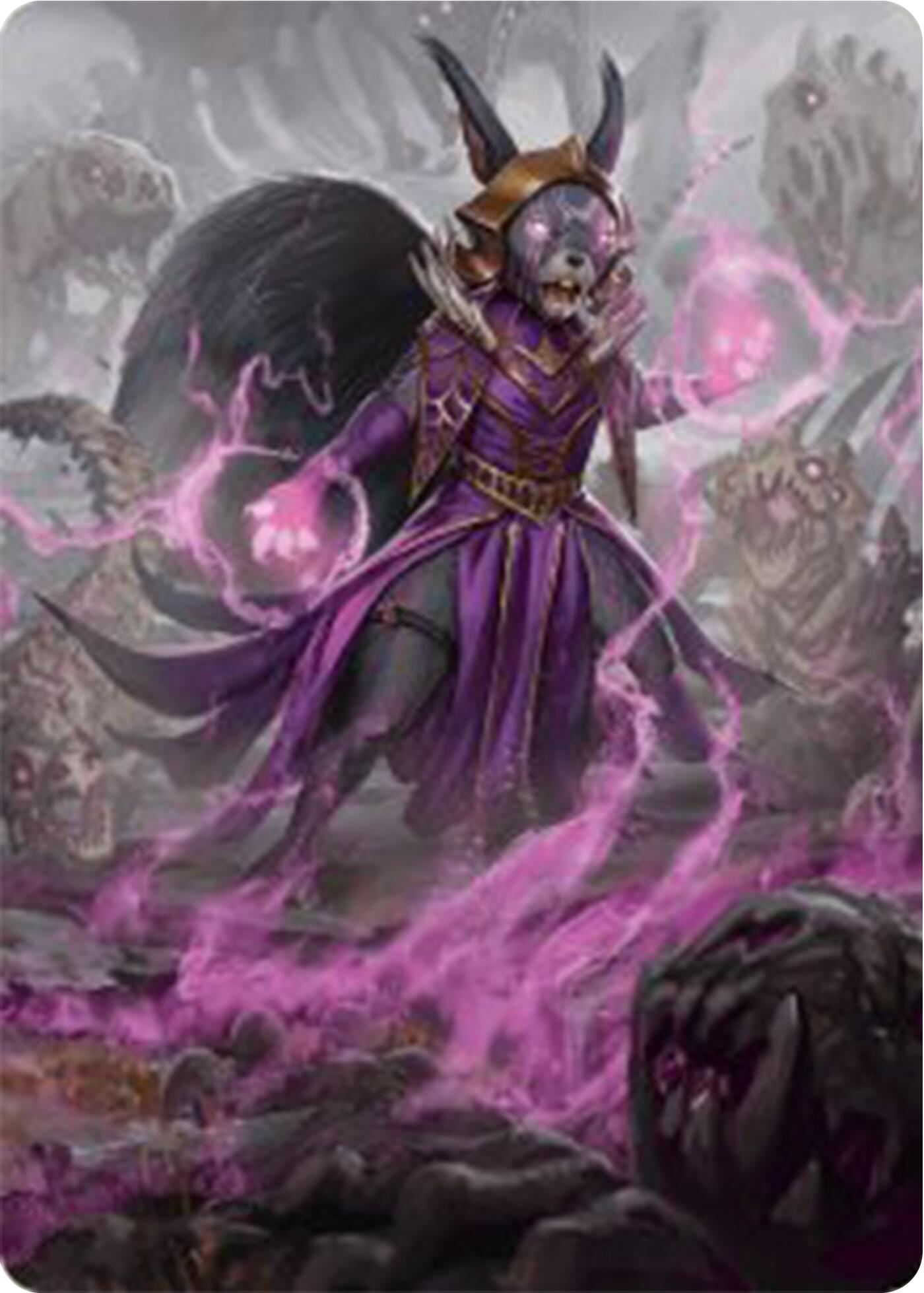 Liliana of the Dark Realms Art Card [Bloomburrow Art Series] | Yard's Games Ltd