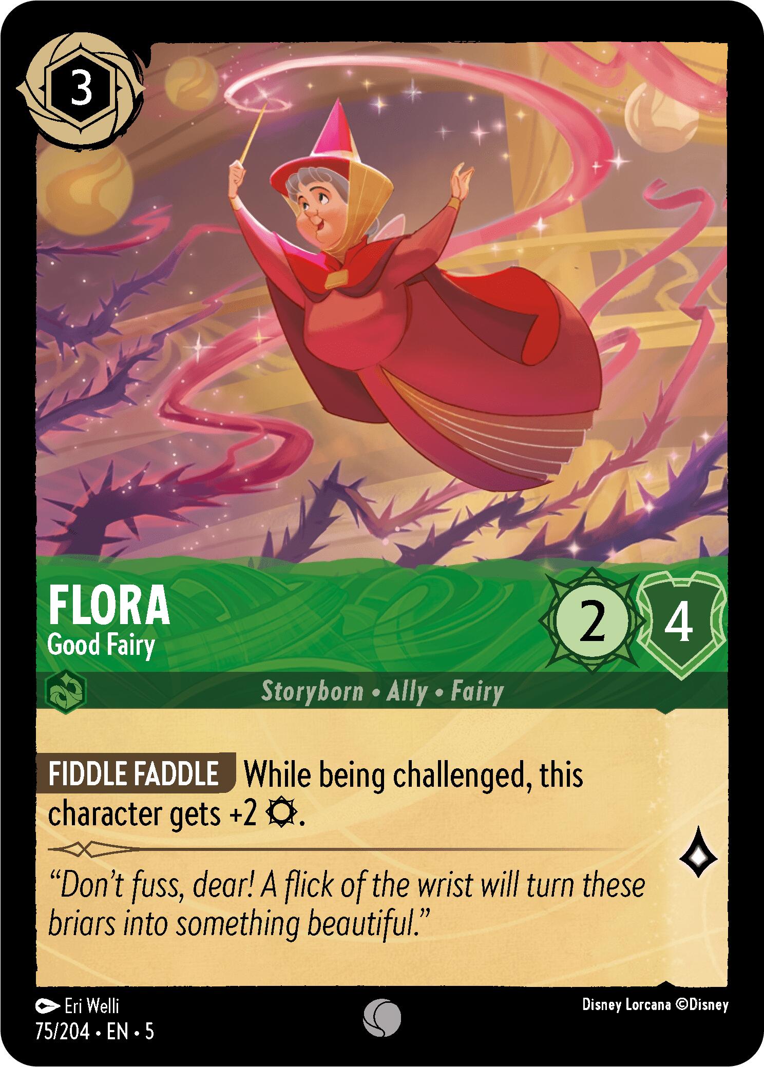 Flora - Good Fairy (75/204) [Shimmering Skies] | Yard's Games Ltd