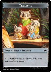 Cat // Treasure Double-Sided Token [Bloomburrow Commander Tokens] | Yard's Games Ltd