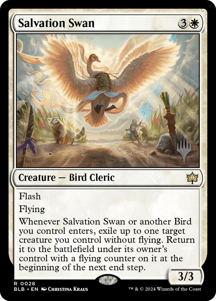 Salvation Swan (Promo Pack) [Bloomburrow Promos] | Yard's Games Ltd