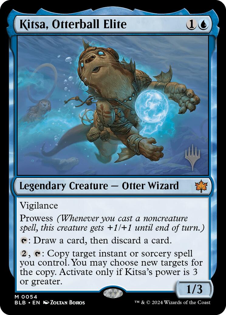 Kitsa, Otterball Elite (Promo Pack) [Bloomburrow Promos] | Yard's Games Ltd