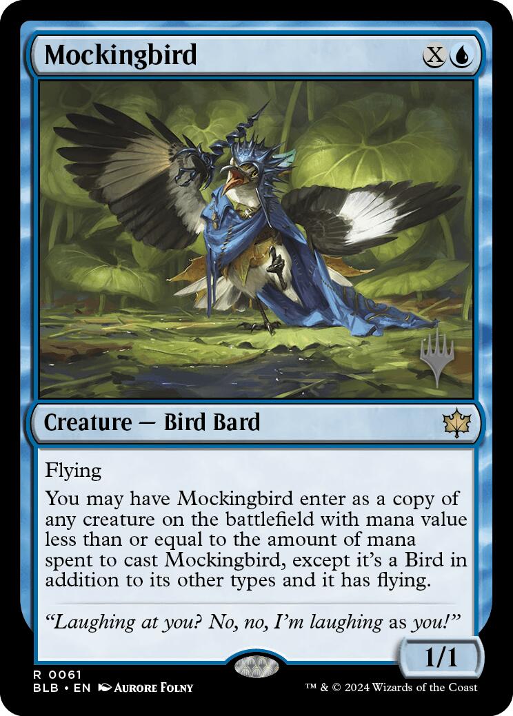 Mockingbird (Promo Pack) [Bloomburrow Promos] | Yard's Games Ltd