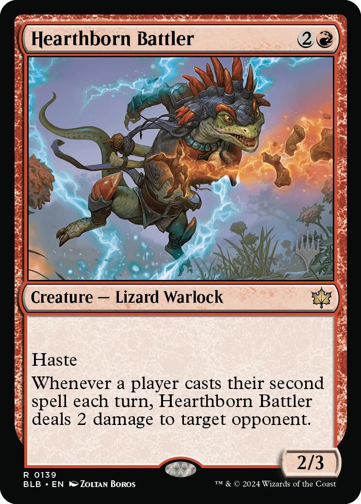 Hearthborn Battler (Promo Pack) [Bloomburrow Promos] | Yard's Games Ltd