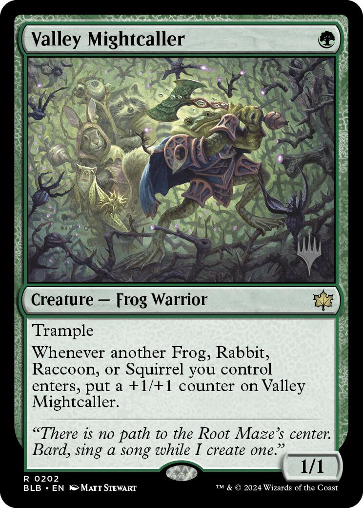 Valley Mightcaller (Promo Pack) [Bloomburrow Promos] | Yard's Games Ltd