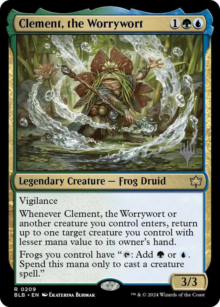 Clement, the Worrywort (Promo Pack) [Bloomburrow Promos] | Yard's Games Ltd