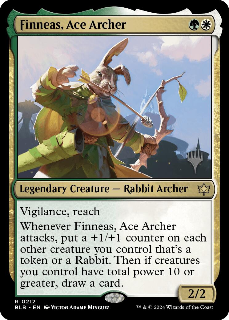 Finneas, Ace Archer (Promo Pack) [Bloomburrow Promos] | Yard's Games Ltd