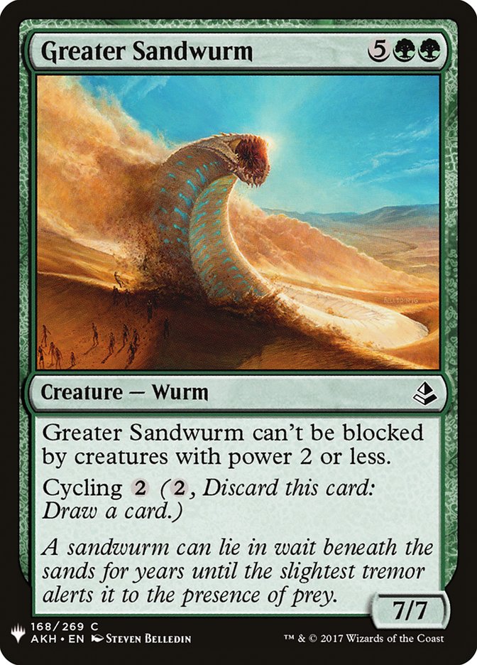 Greater Sandwurm [Mystery Booster] | Yard's Games Ltd