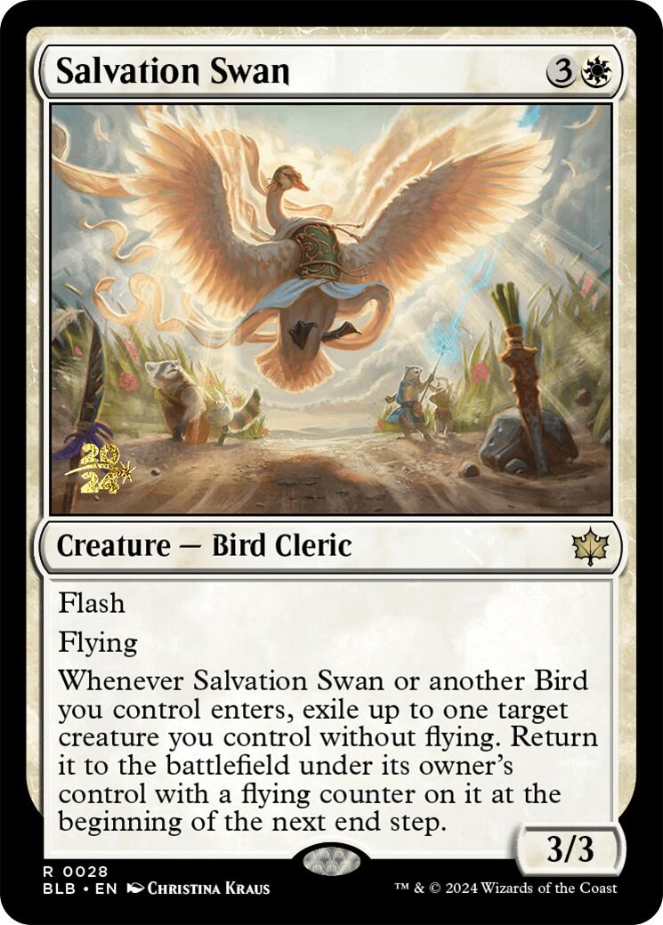 Salvation Swan [Bloomburrow Prerelease Promos] | Yard's Games Ltd