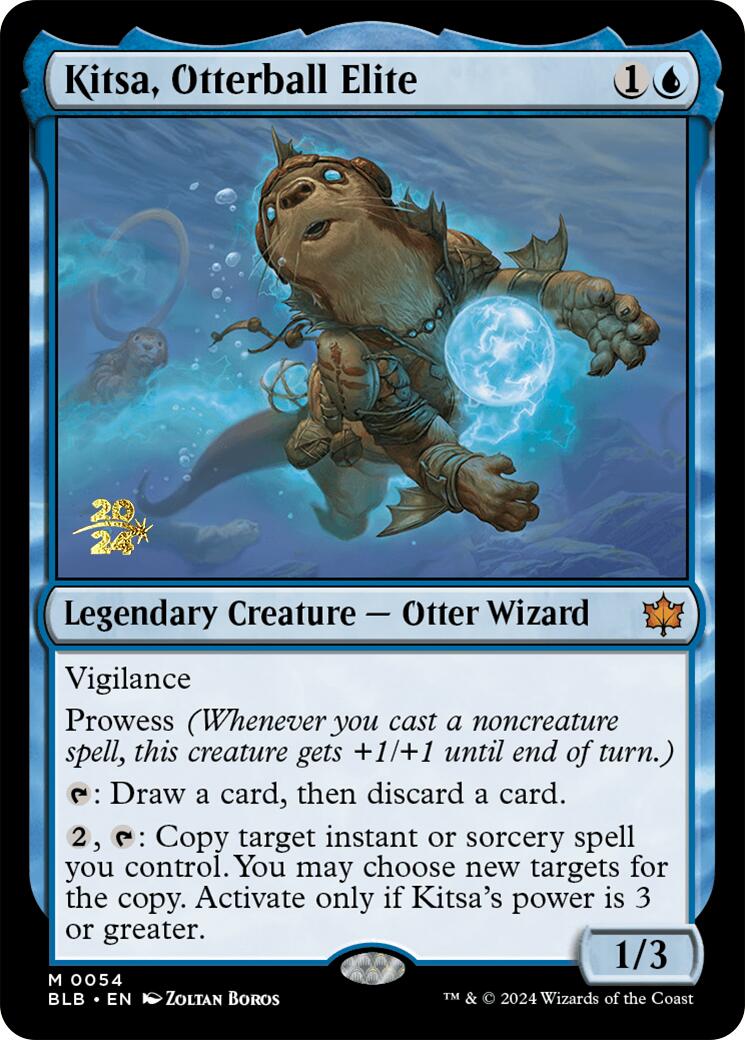 Kitsa, Otterball Elite [Bloomburrow Prerelease Promos] | Yard's Games Ltd