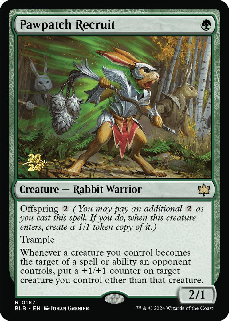 Pawpatch Recruit [Bloomburrow Prerelease Promos] | Yard's Games Ltd