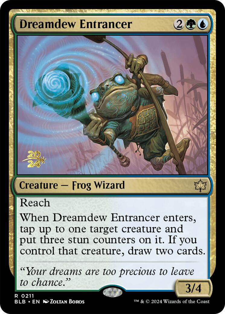 Dreamdew Entrancer [Bloomburrow Prerelease Promos] | Yard's Games Ltd