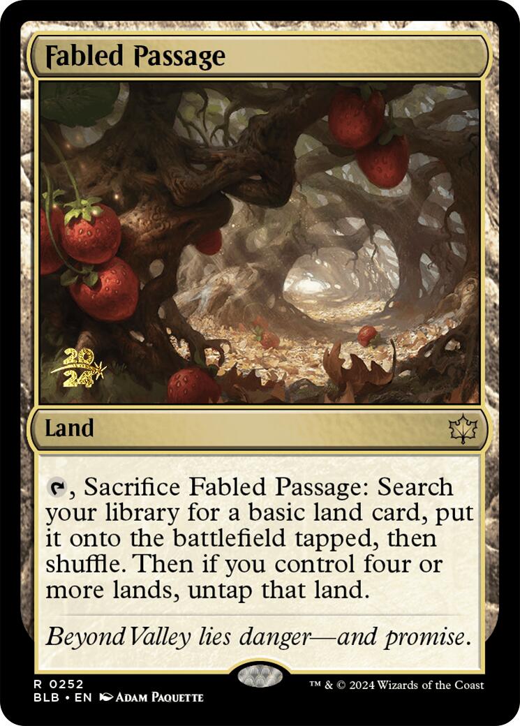 Fabled Passage [Bloomburrow Prerelease Promos] | Yard's Games Ltd