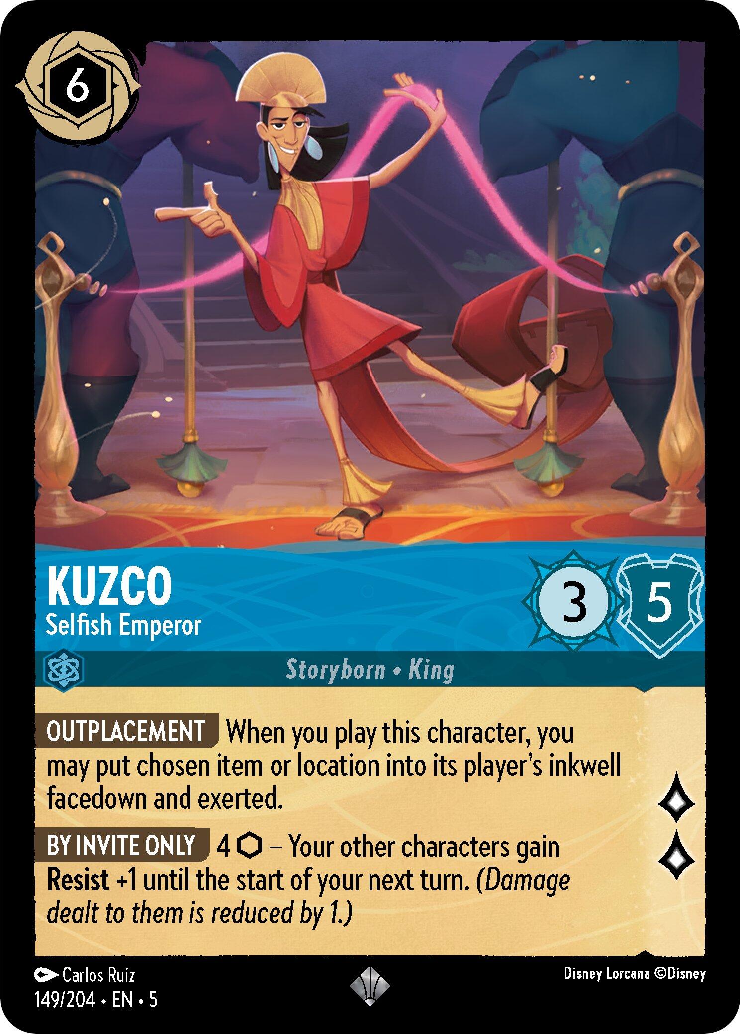 Kuzco - Selfish Emperor (149/204) [Shimmering Skies] | Yard's Games Ltd