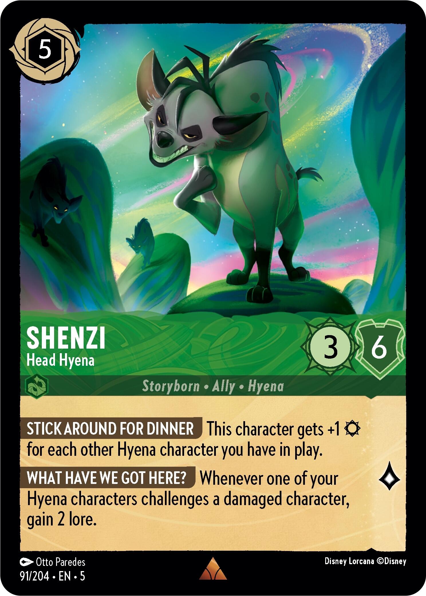 Shenzi - Head Hyena (91/204) [Shimmering Skies] | Yard's Games Ltd