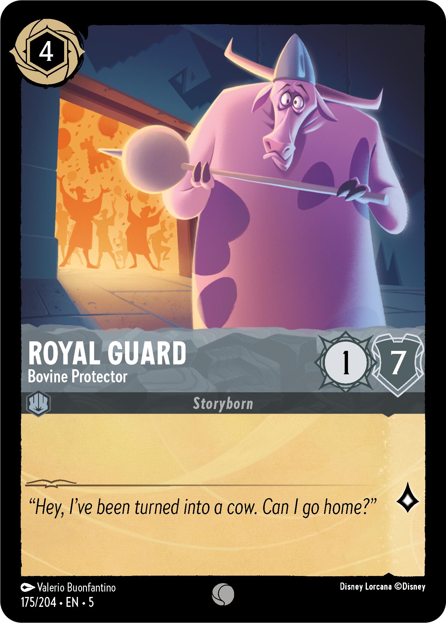 Royal Guard - Bovine Protector (175/204) [Shimmering Skies] | Yard's Games Ltd