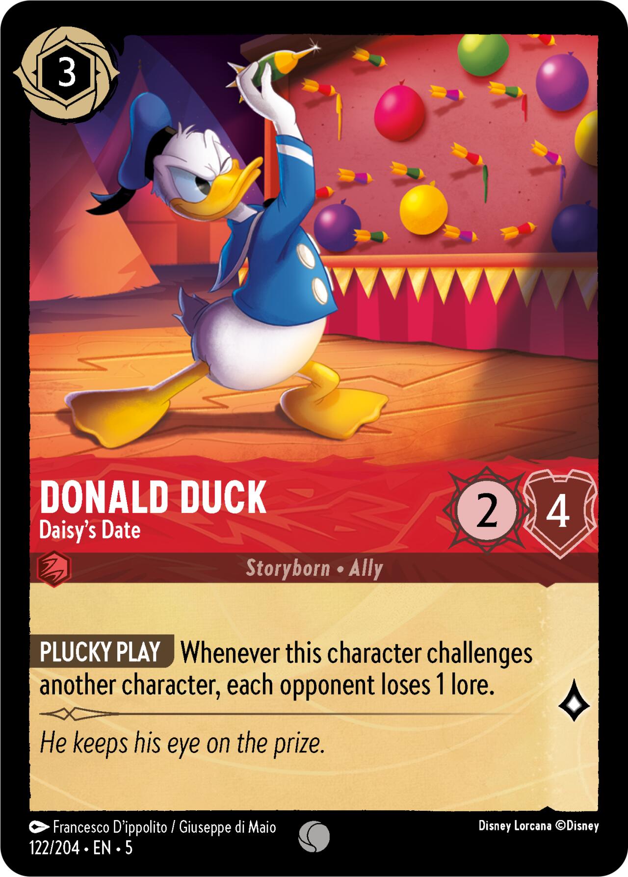 Donald Duck - Daisy's Date (122/204) [Shimmering Skies] | Yard's Games Ltd