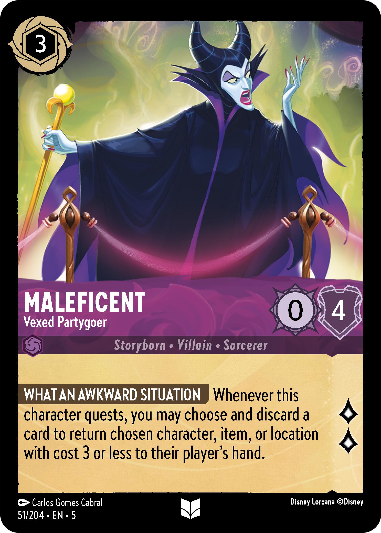 Maleficent - Vexed Partygoer (51/204) [Shimmering Skies] | Yard's Games Ltd